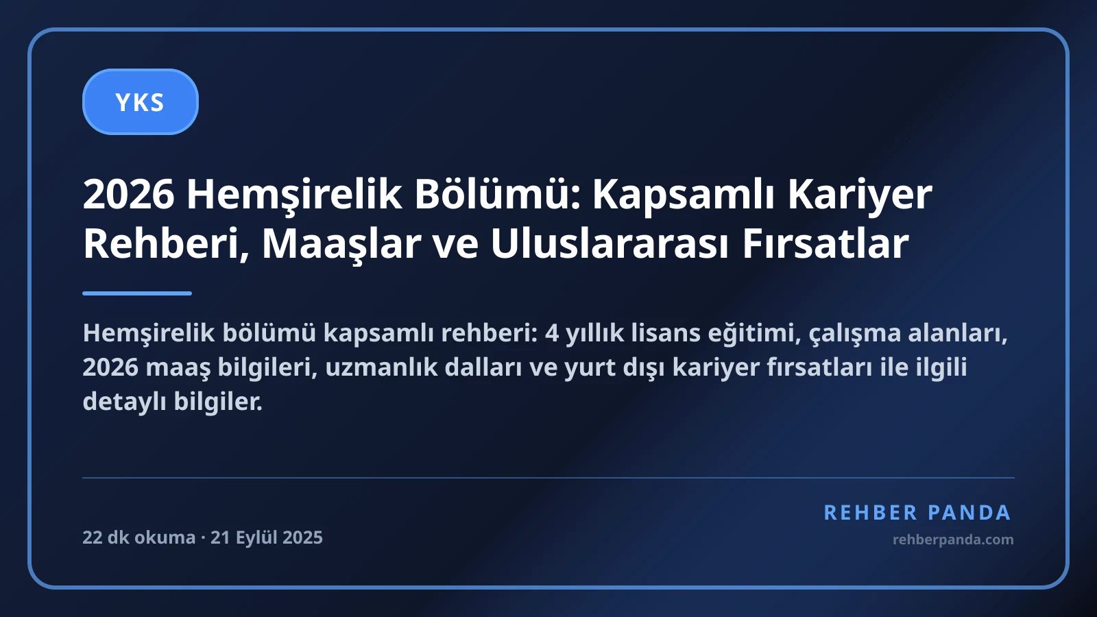 2026 Hemşirelik Bölümü: Kapsamlı Kariyer Rehberi, Maaşlar ve Uluslararası Fırsatlar