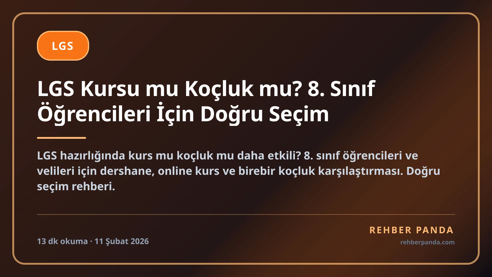 LGS Kursu mu Koçluk mu? 8. Sınıf Öğrencileri İçin Doğru Seçim
