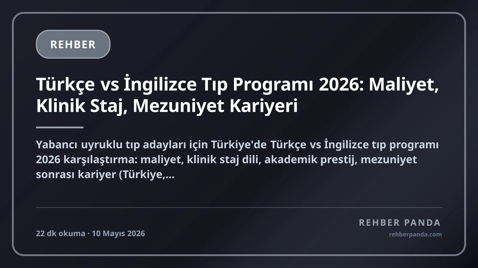 Almanya Diasporasından Türkiye'de Tıp 2026: Mavi Kart, Numerus Clausus,  Approbation Yolu | Blog