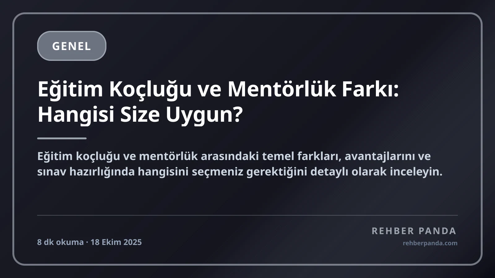Eğitim Koçluğu ve Mentörlük Farkı: Hangisi Size Uygun?