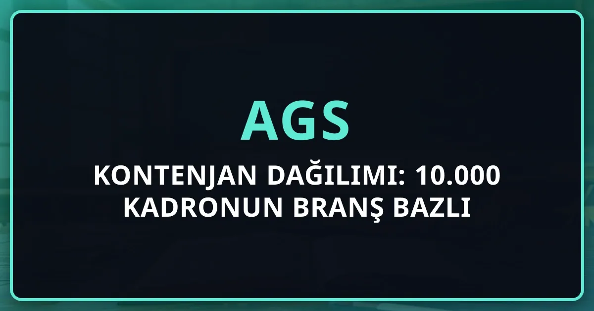 2026 AGS Kontenjan Dağılımı: 10.000 Kadronun Branş Bazlı Mentorluk Analizi
