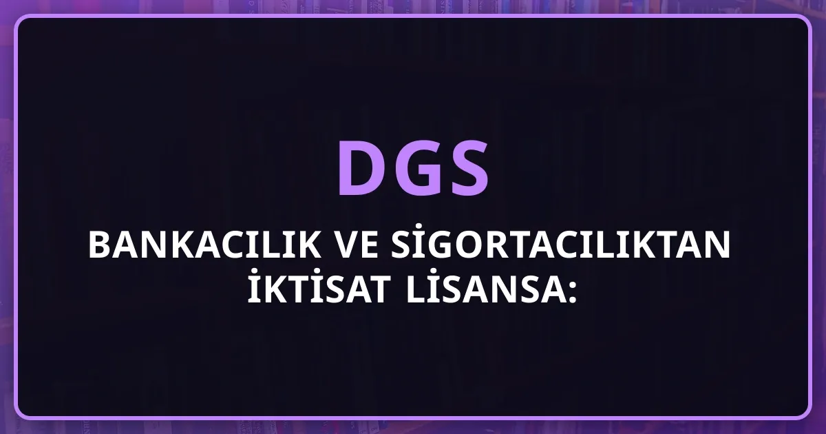 Bankacılık ve Sigortacılıktan İktisat Lisansa: V.E.'nin 9 Aylık DGS-EA 275 Yolculuğu (2026 Anonim Başarı Hikayesi)