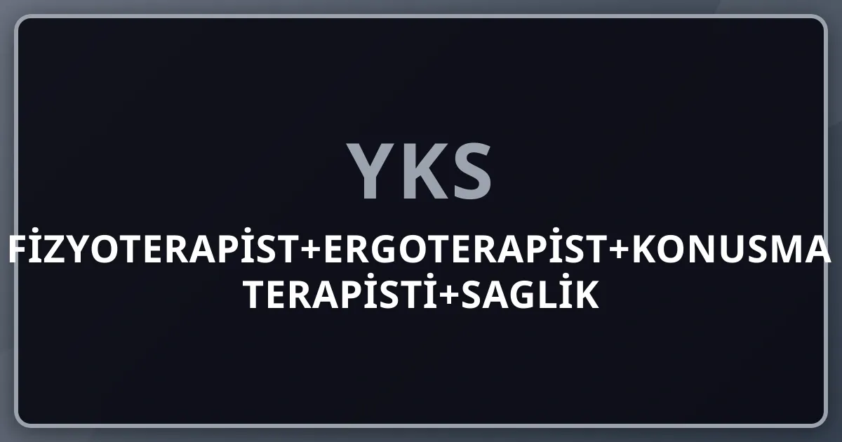 2026 Fizyoterapist+Ergoterapist+Konusma Terapisti+Saglik Teknikleri Olma Komple Kariyer Rehberi: 5 Sağlık Mesleği+12 Uzmanlasma (Klinik+Spor+Pediatrik+Norolojik Reh+Geriatrik+Kardiyopulmoner+Manuel+Yaşlı+Online+Yurt Disi UK ABD Almanya Avustralya) — Maas 50K-800K+ TL/ay