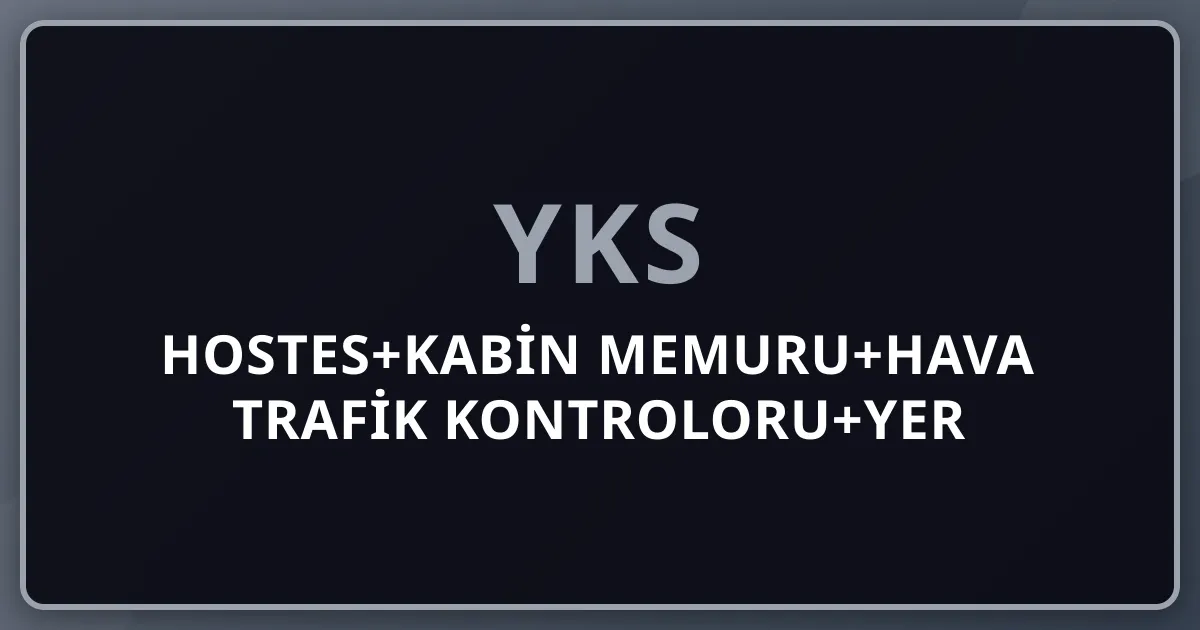 2026 Hostes+Kabin Memuru+Hava Trafik Kontroloru+Yer Hizmetleri Havacilik Kariyer Rehberi: 8 Niche (Kabin Memuru+ATC+Yer Hizmetleri+Operasyon+Muhendis+Pilot Egitim+Egitmen+Yurt Disi) — THY+Pegasus+AnadoluJet+Sun Express+Emirates+Qatar+Lufthansa, Maas 60K-700K+ TL/ay