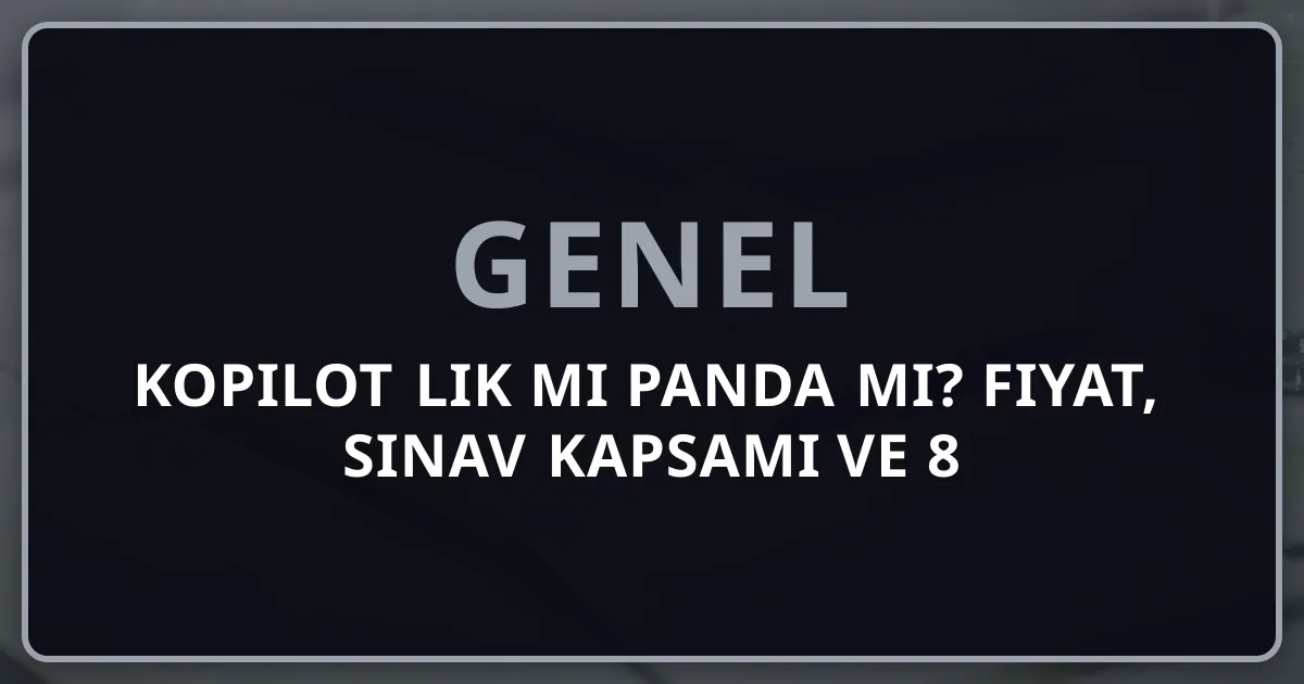 Kopilot Rehberlik mi Rehber Panda mı? Fiyat, Sınav Kapsamı ve 8 Kriter Karşılaştırması