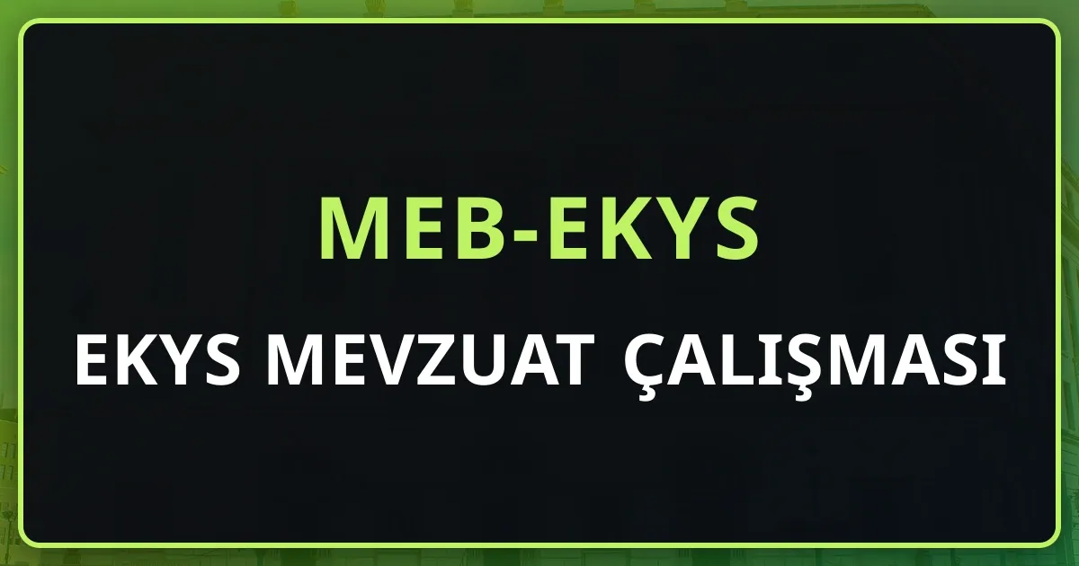EKYS Mevzuat Çalışması: Madde Ezberi Yerine Sistematik Takip Yöntemi