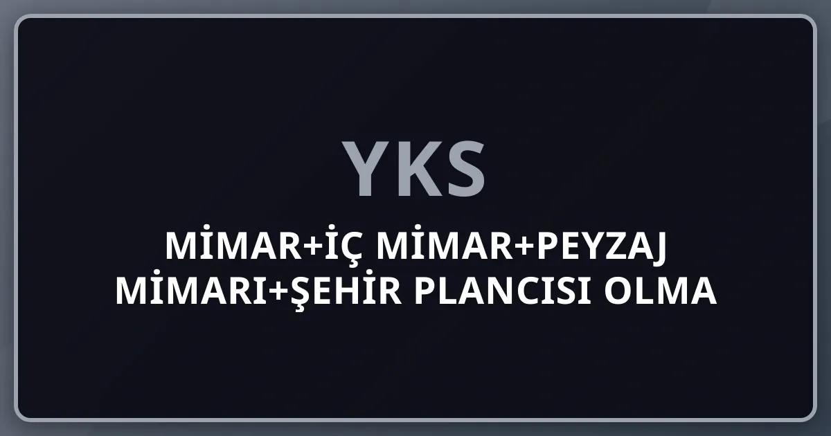 2026 Mimar+İç Mimar+Peyzaj Mimarı+Şehir Plancısı Olma Komple Kariyer Rehberi: 4 Disiplin (Mimar+İç Mimar+Peyzaj+Şehir Bölge) — Top Bürolar (Tabanlıoğlu+Emre Arolat+Zaha Hadid+Foster+SOM+Gensler), AutoCAD+Revit+BIM+SketchUp+Rhino+LEED+BREEAM Sertifikalar, Yurt Dışı Dubai+Londra+New York, Maaş 60K-1,5M+ TL/ay