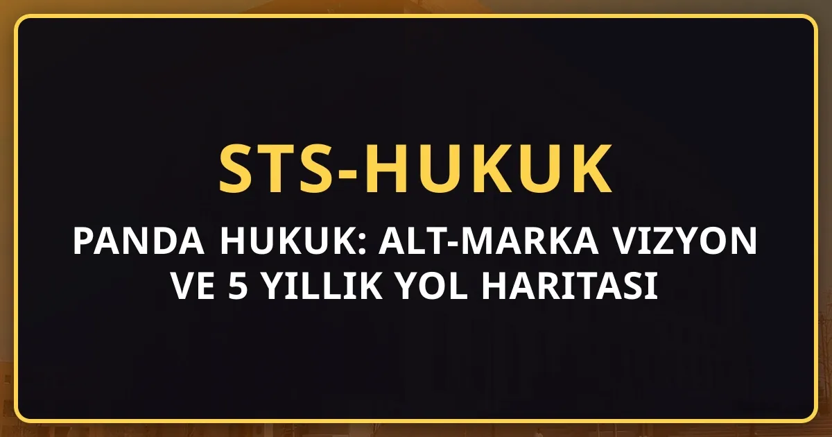 Rehber Panda Hukuk: Alt-Marka Vizyon ve 5 Yıllık Yol Haritası (2026-2031)