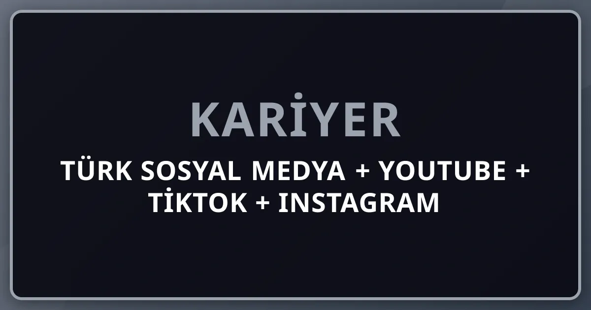 2026 Türk Sosyal Medya + YouTube + TikTok + Instagram Influencer Premium: Enes Batur + Reynmen + Orkun Işıtmak + Ruhi Çenet + Hande Erçel + Türk Dizi Yıldızları Komple Kariyer Rehberi