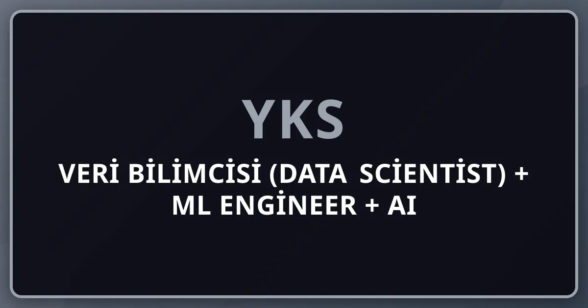 2026 Veri Bilimcisi (Data Scientist) + ML Engineer + AI Engineer + Veri Mühendisi Komple Kariyer Rehberi: 7 Rol (Data Scientist+ML Engineer+AI Engineer+Data Engineer+Data Analyst+MLOps+LLM Engineer) — Top İşverenler (Trendyol+Hepsiburada+Akbank+Garanti+Türk Telekom+OpenAI+Google DeepMind+Anthropic+Meta+Microsoft+Amazon), Python+TensorFlow+PyTorch+LLM Sertifikalar, Maaş (Junior 80-150K → AI Research Lead/Director 1,5-3M+ TL/ay)